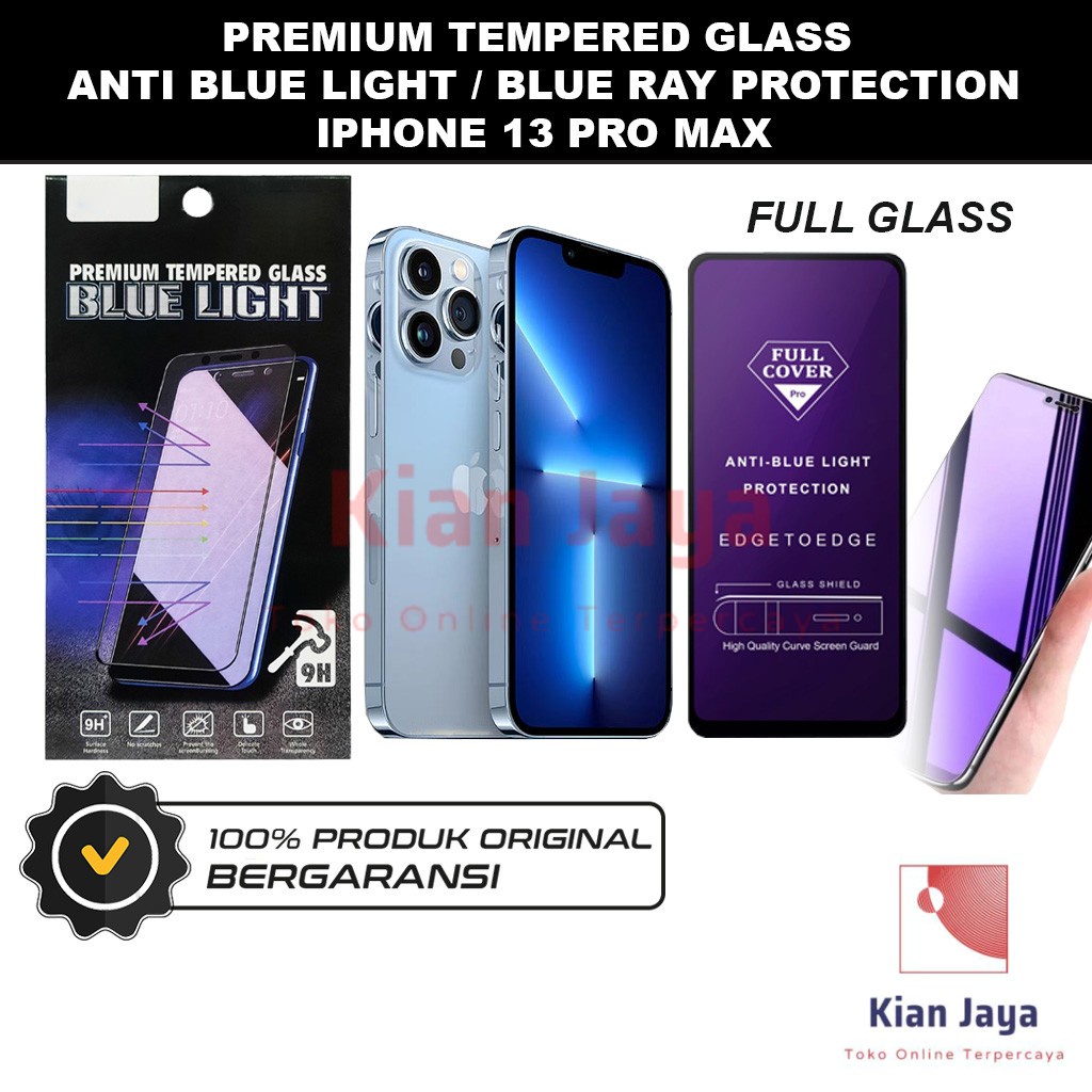 Tempered Glass iPhone All Type Anti Blue Light Hp Temper Anti Gores