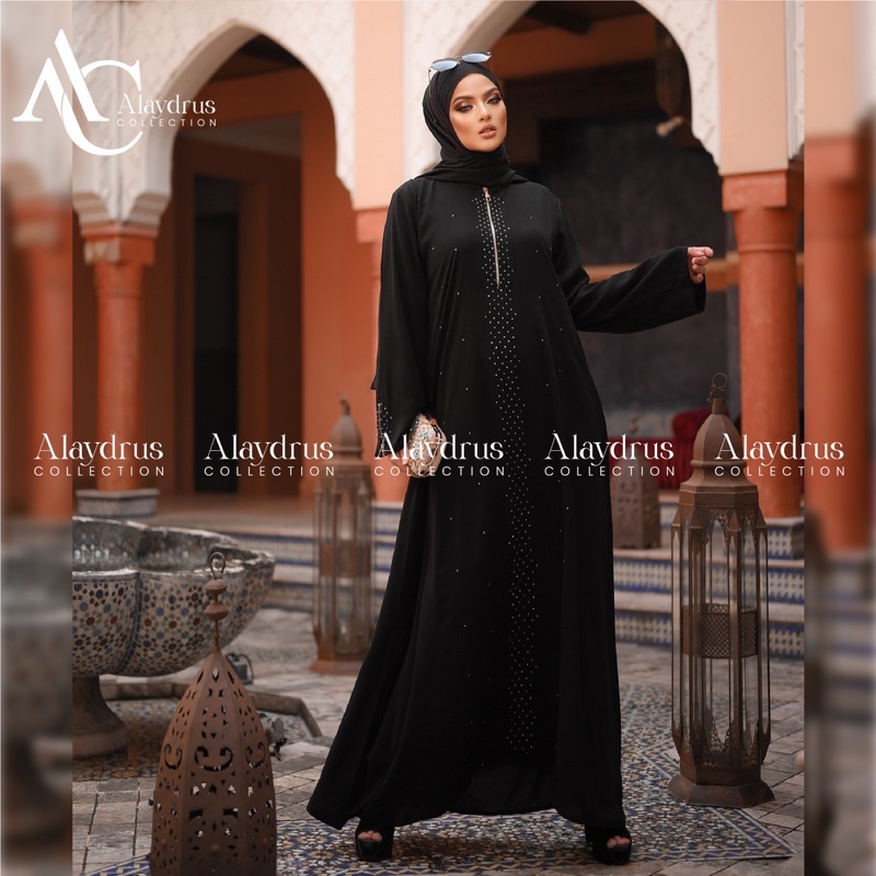 New Abaya Dress Maxi Arab Saudi Bordir Zephy Turki Umroh Dubai Turkey By AlaydrusCollection 412