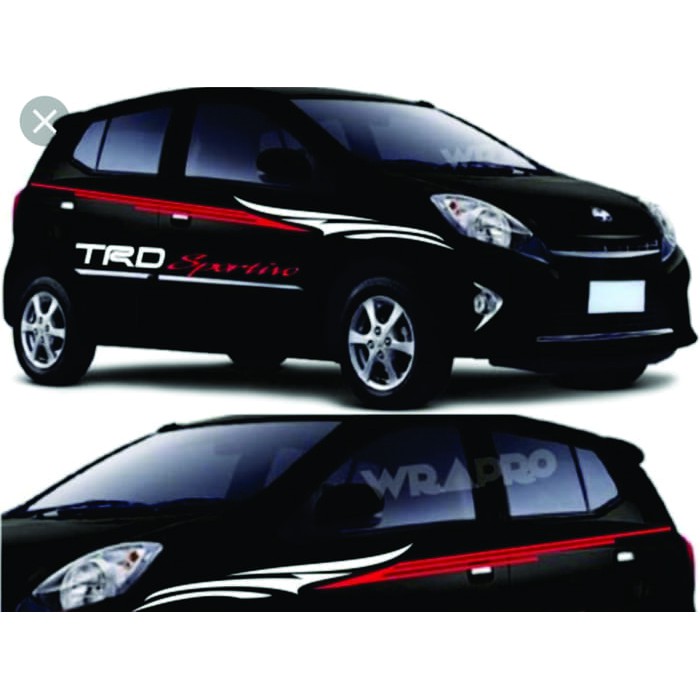 STRIPING MOBIL AVANZA CUTTING STIKER AVANZA STIKER TRD SPORTIVO