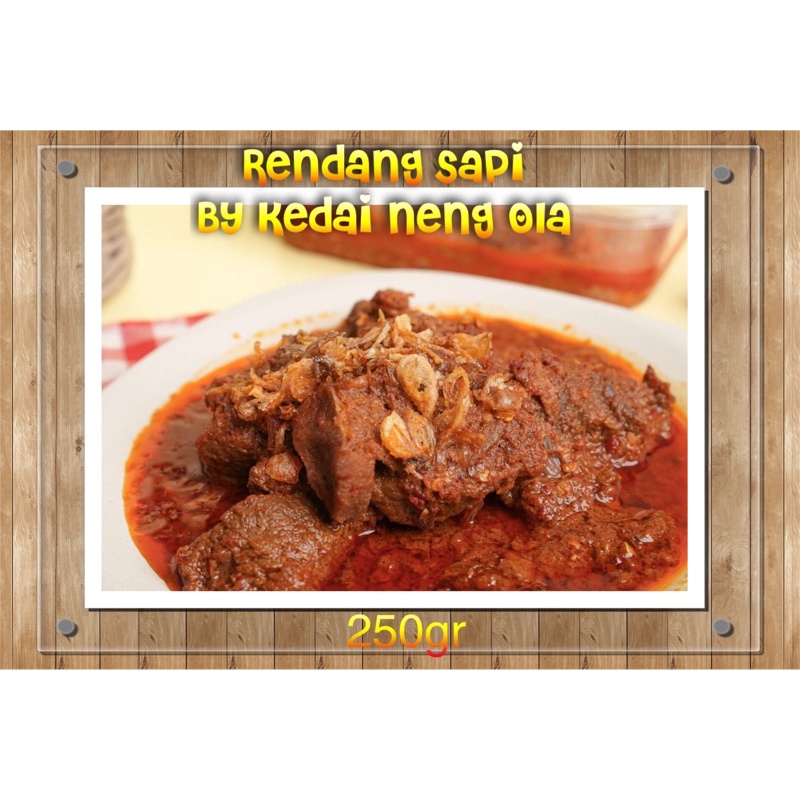 

Rendang Sapi by Kedai Neng Ola 250 gr