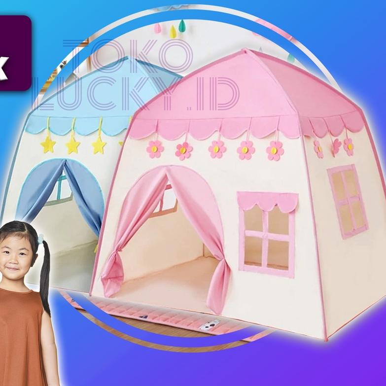 ✫ Tenda Anak Mainan Jumbo Tent Playhouse Princess Castle Murah ◙
