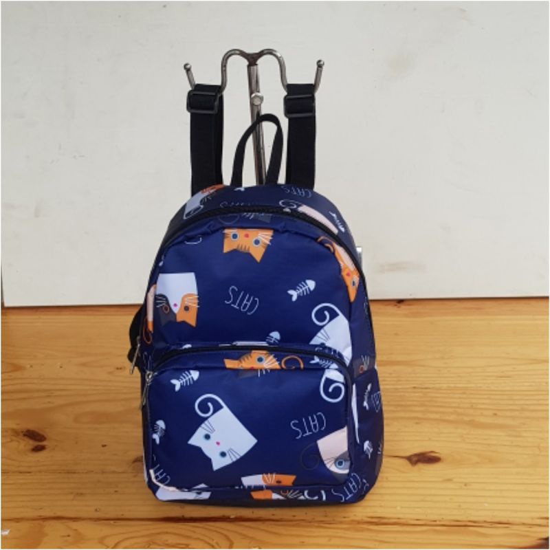 Tas kanvas cewek/tas ransel canvas mini