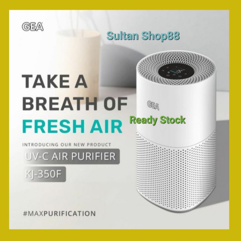 AIR PURIFIER GEA UV-C KJ350F COVERAGE AREA 42 M2 l Air Purifier Gea Kj350f