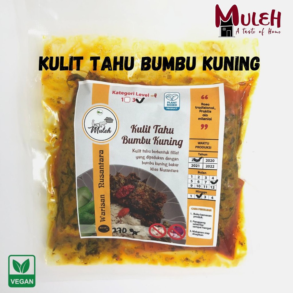 Kulit Tahu Bumbu Kuning / Pepes Tahu (Vegan Friendly ...