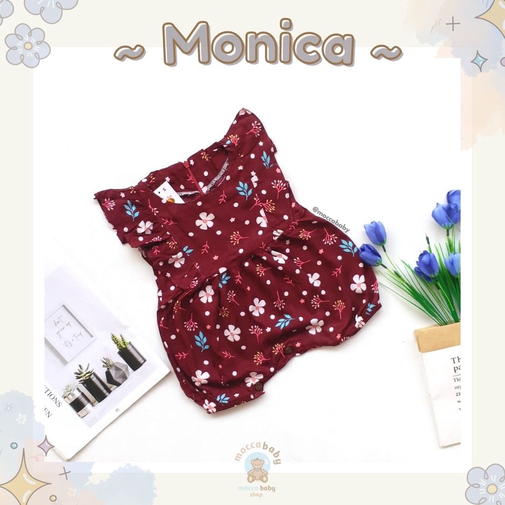 MBSS - BBB JUMPSUIT MONICA setelan anak perempuan jumper bayi motif bunga lucu