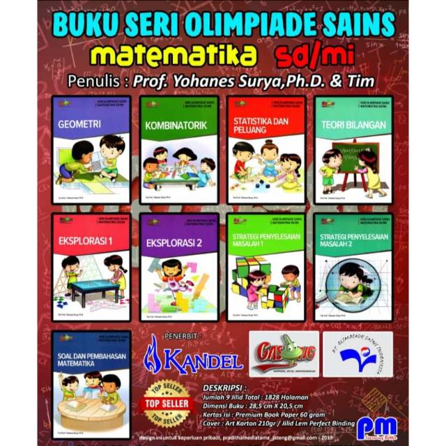 Buku OSN Matematika SD/MI. Penulis Prof. Yohanes Surya Ph. D