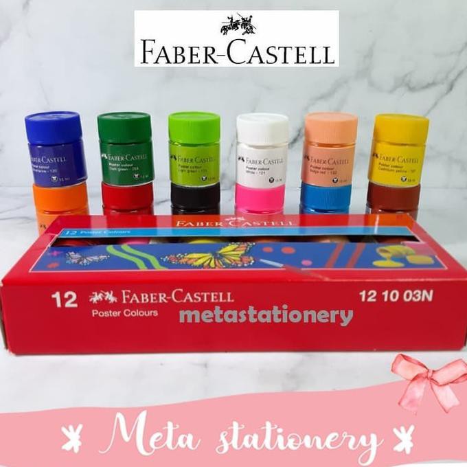 

Produk Terbaik] Cat Poster Set 12 Warna Faber Castell