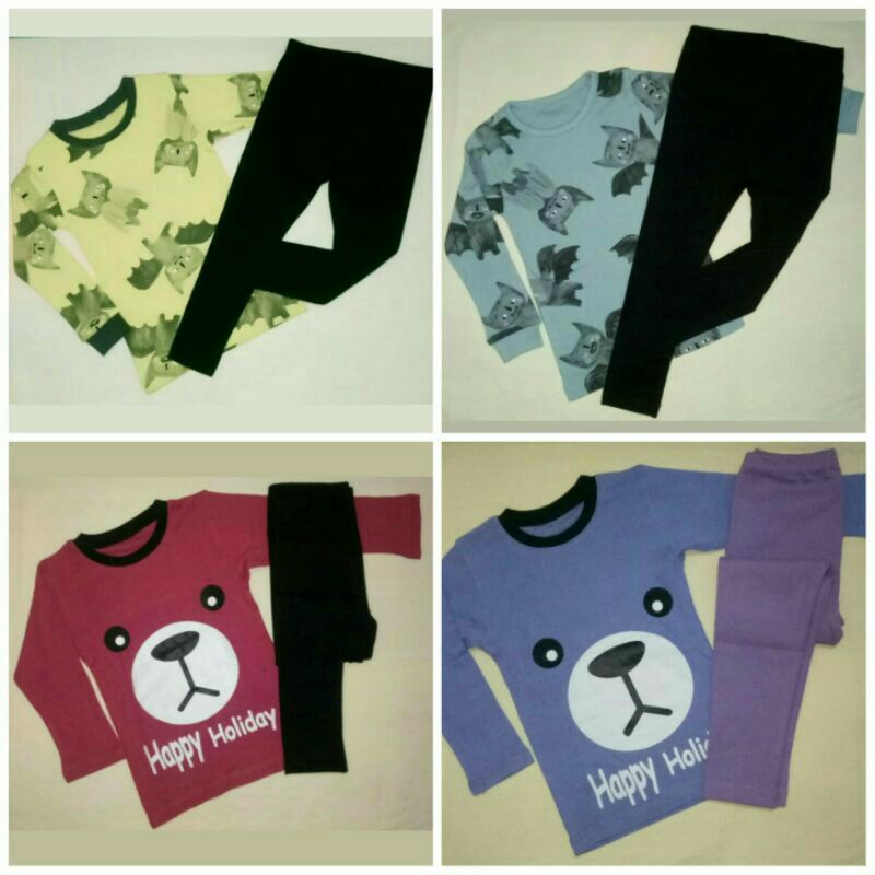 PROMO SET MIX 45RIBU Korean Pajamas Baju Anak Premium Murah Unifriend - Agabang - Maykids - ETC