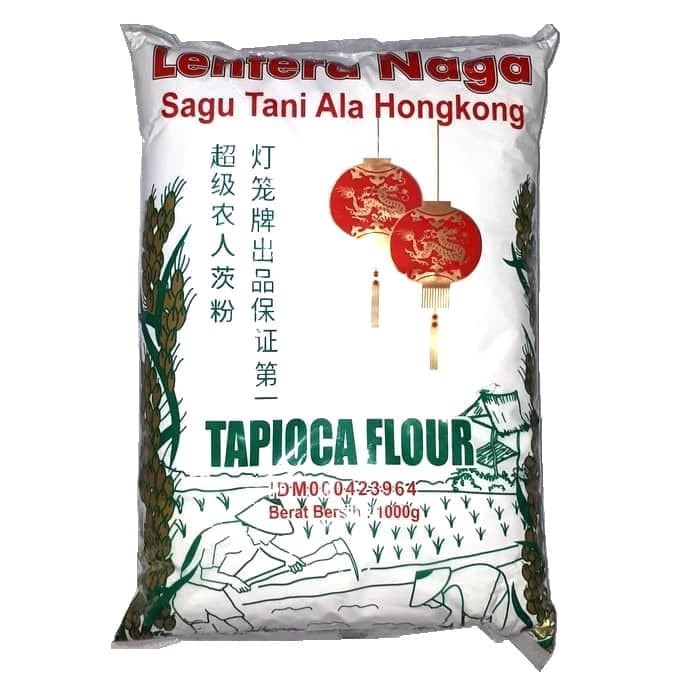 Sagu Tani Lentera Naga Tapioca Flour 1000g Pak Tani Tepung Sagu