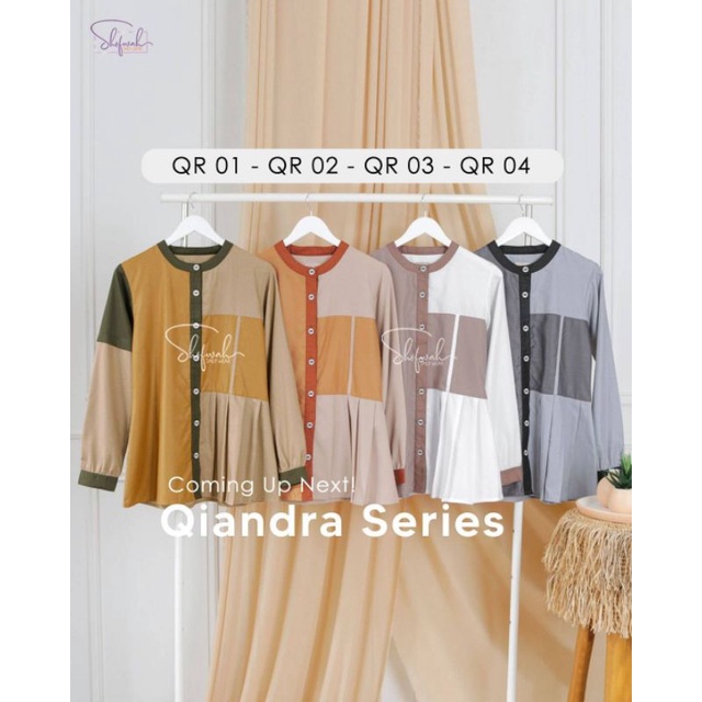 Qiandra Blouse by shofwah | Tunik | Kemeja kerja