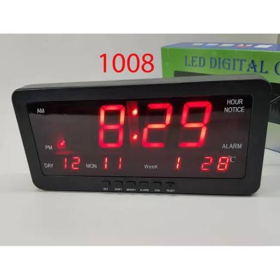 Sonifer Jam Meja Digital Alarm TL-1008 LED Merah