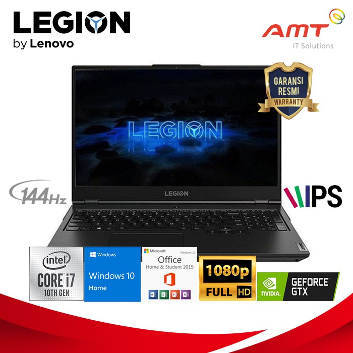 Lenovo Legion 5 15IMH05H Core i7-10750H 16GB 512 SSD GTX 1660 W10 OHS