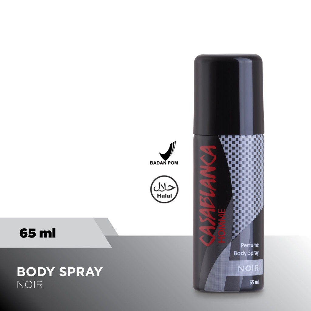 Casablanca Body Spray Noir (Black, 65ml)