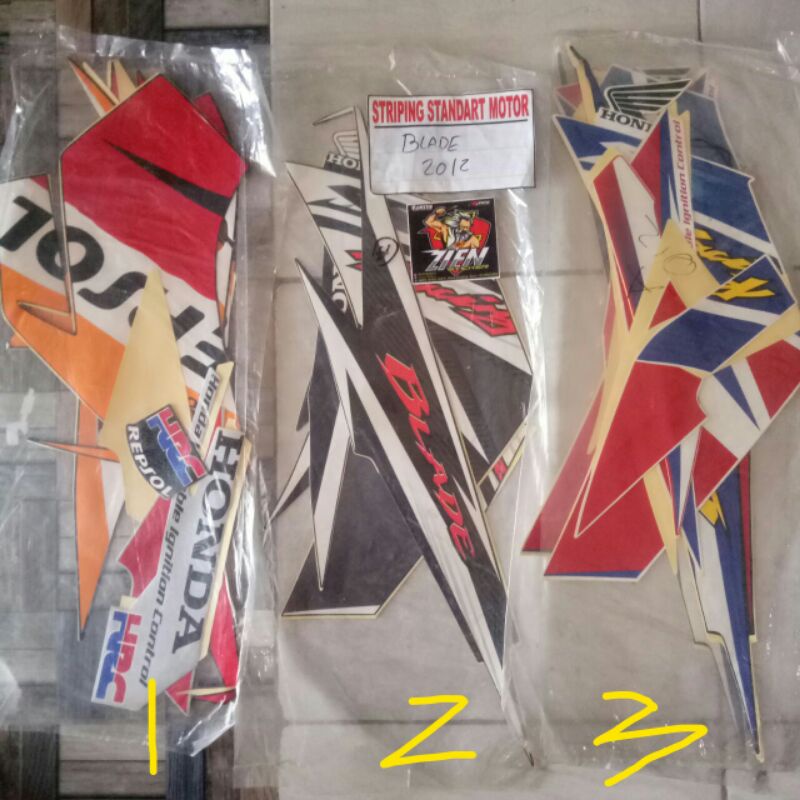 striping Honda BLADE 2012 Original