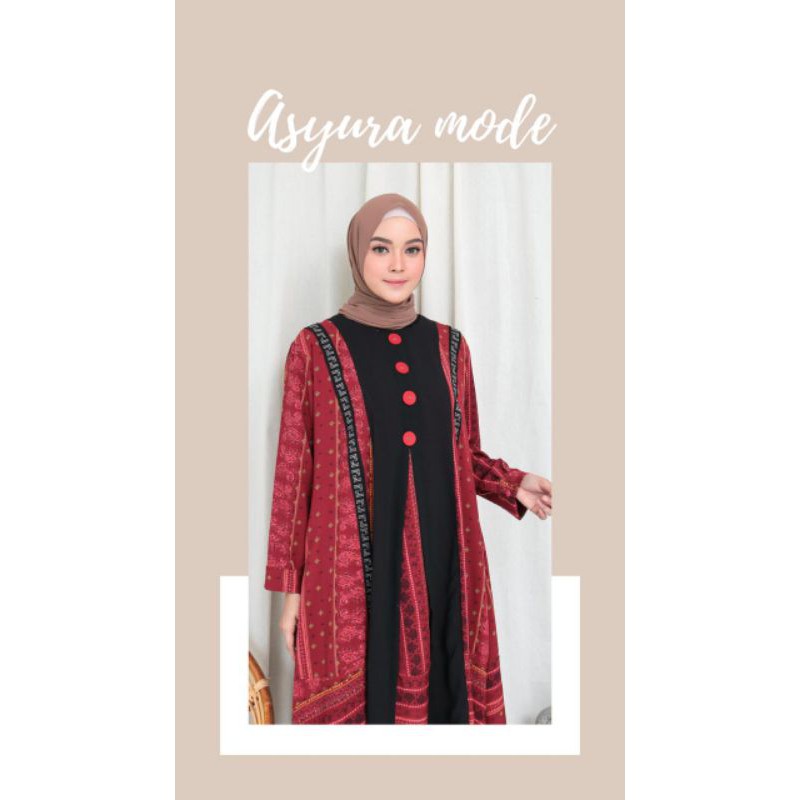 Khasanah Dress by asyura mode - dress termurah