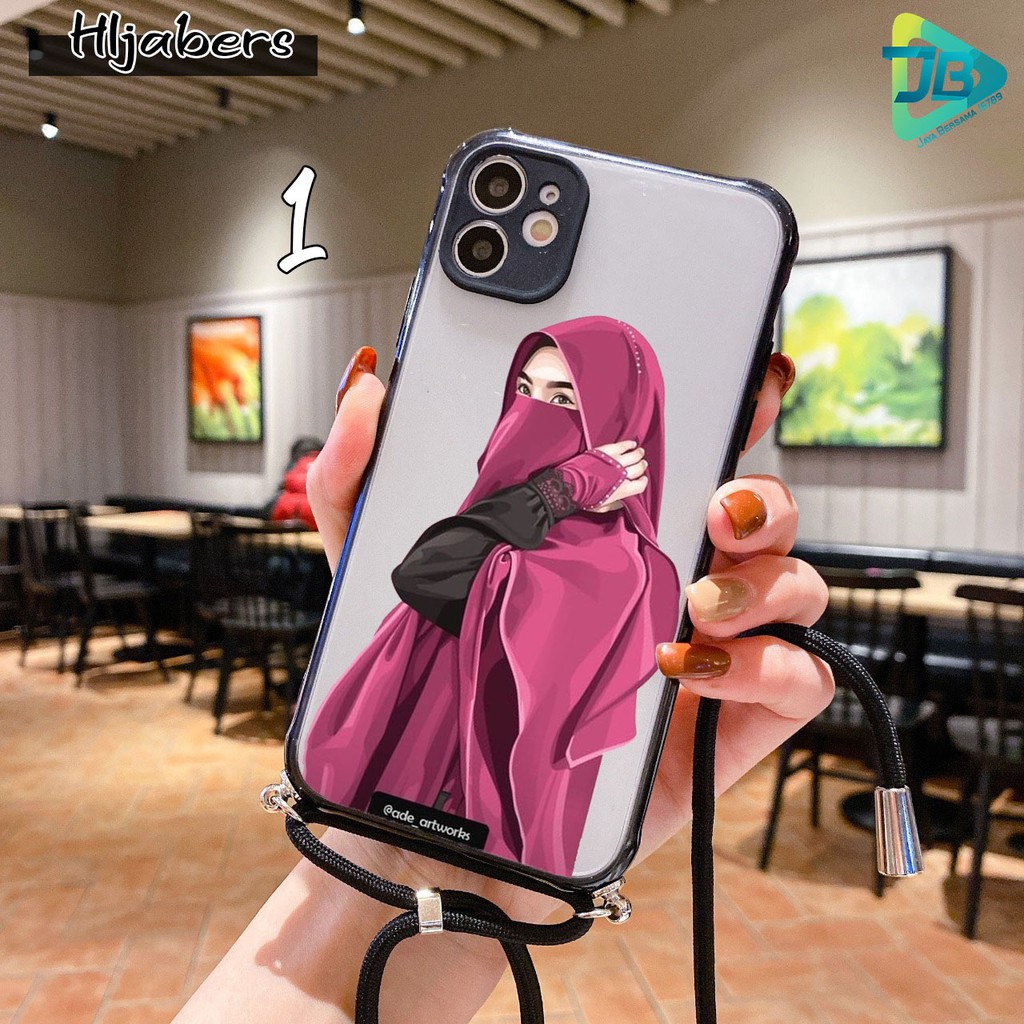 Softcase Slingcase Lanyard Choice HIJABERS Samsung A51 A20s A21s A20 A30 A31 A50 A30s A50s JB3151