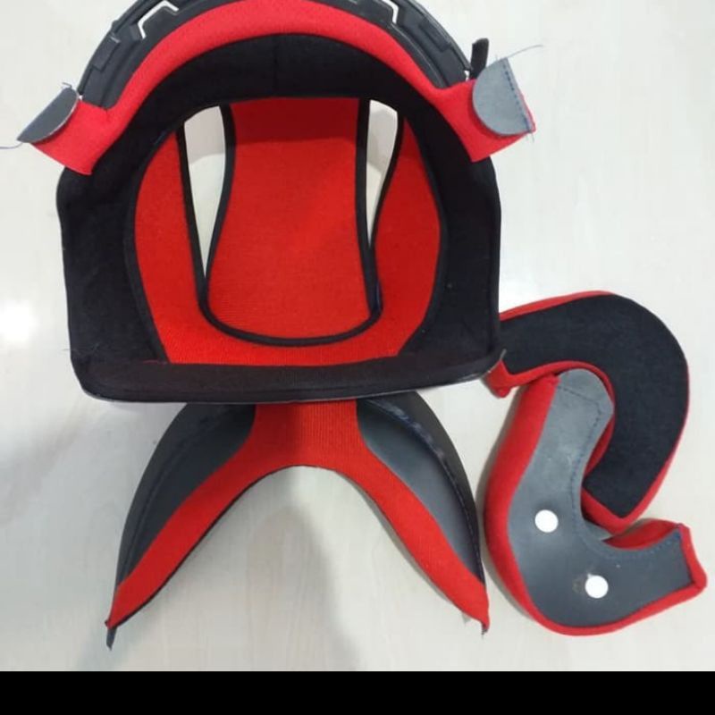 BUSA KYT DJ maru set  / busa helm KYT DJ maru fullset kancing plastik