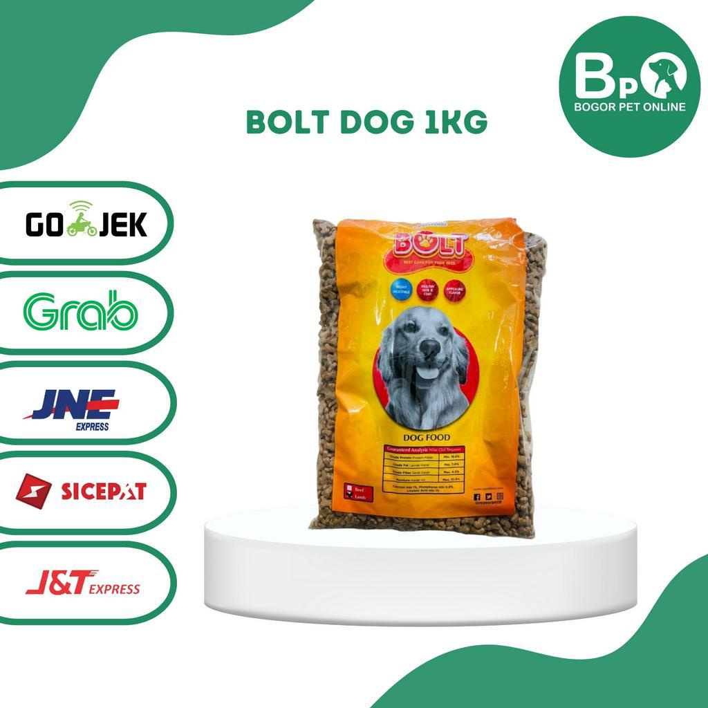 bolt dog repack 1kg - makanan anjing dryfood repack 1kg - makanan anjing - makanan anjing repack 1kg