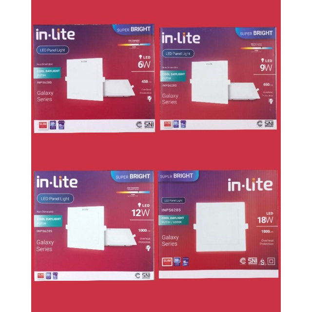 Lampu Led Panel IB Kotak Inlite