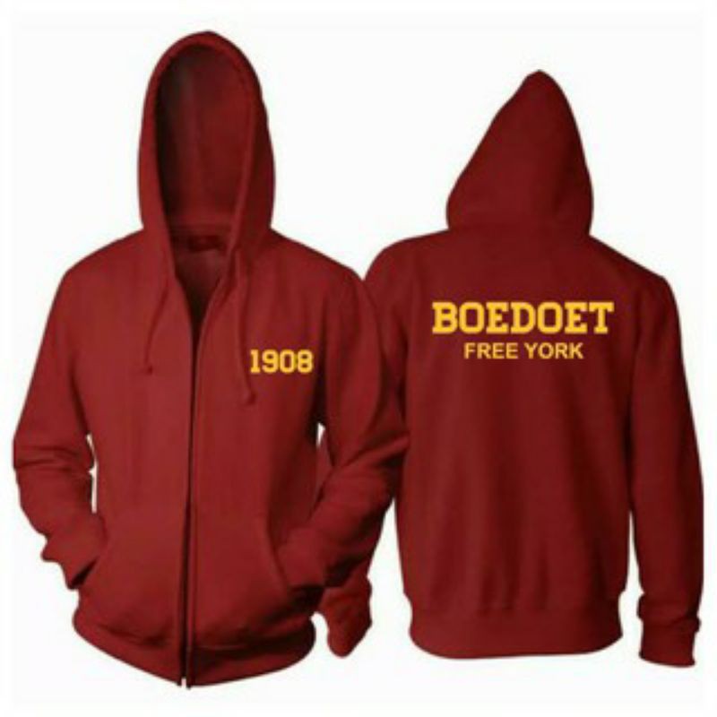 switer Hoodie boedoet bahan lembut tidak gerah dan nyaman dipakainya