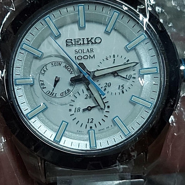 Seiko Criteria SNE257P1 Solar White Sapphire - Jam Tangan Pria SNE257