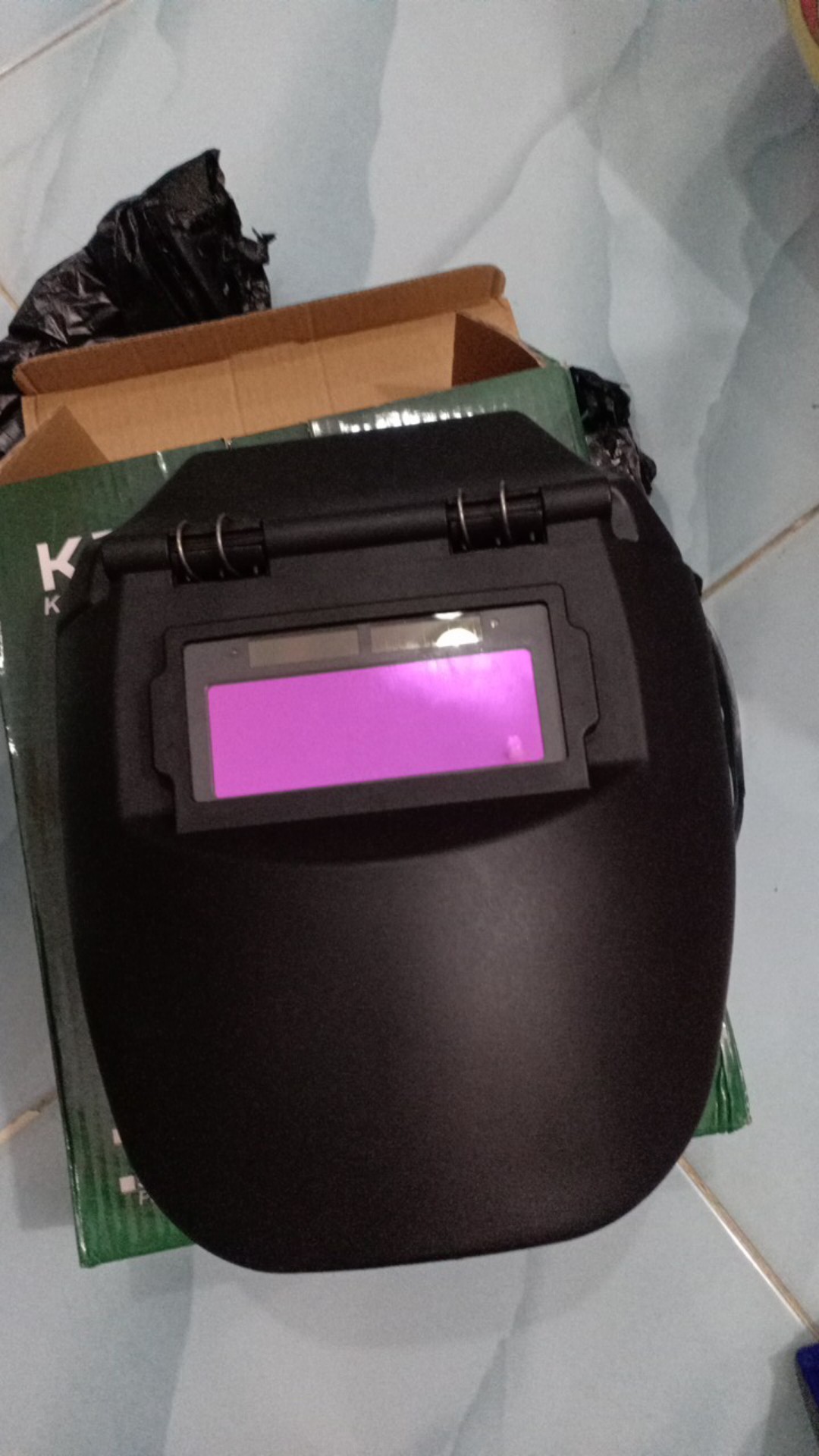 Topeng Kedok Las Otomatis Auto Darkening - Helm Autodark