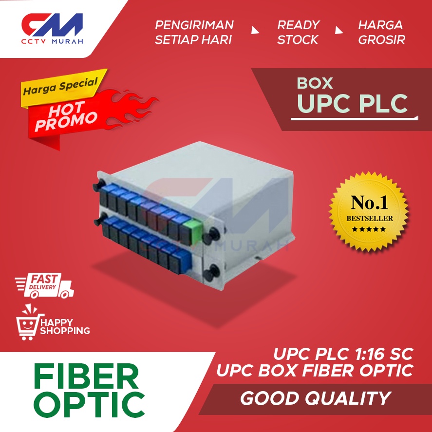 PASSIVE SPLITTER PLC BOX 1:16 SC | UPC PLC 1:16 SC UPC BOX FIBER OPTIC