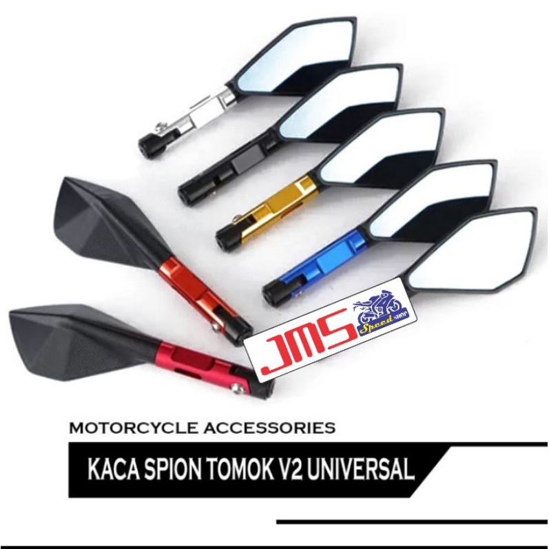 kaca spion tomox cnc daun kecil universal Mio beat Vario Vixion cb aerox nmax pcx Scoopy mx Fu genio