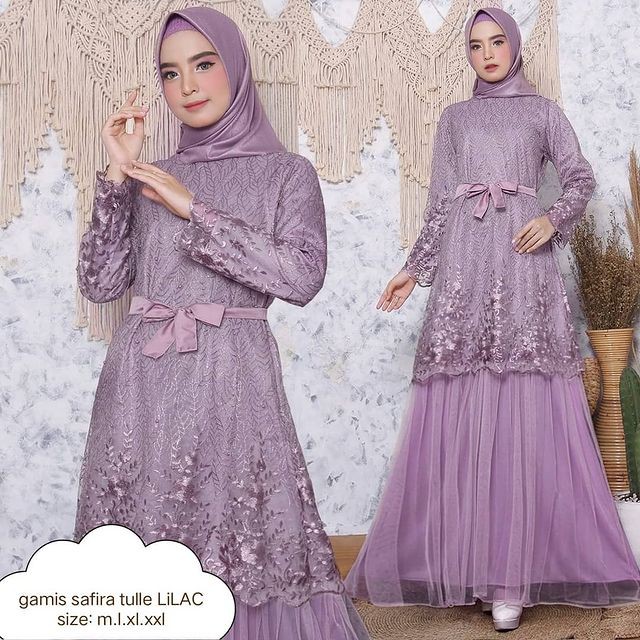 [ BEST SELLER ] Gamis Safira mix Brukat JUMBO XXXXXXL / BAJU DEWASA MURAH TERBARU 2022 / Gamis Kondangan / Gamis Bridesmaid