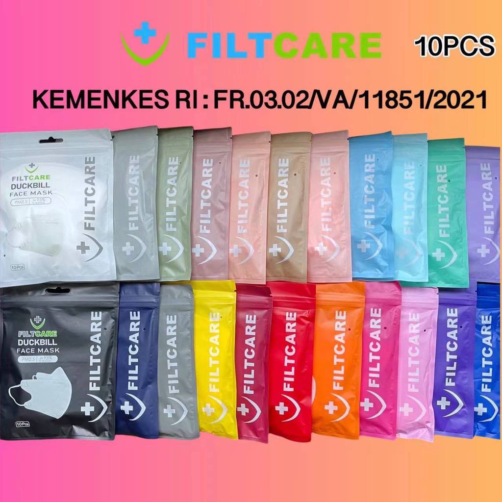 Masker Duckbill Warna 10pcs DUCKBILL WARNA ISI10