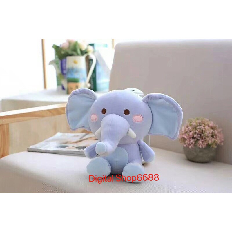 BONEKA GAJAH DUDUK / ELEPHANT DOLL UKURAN TINGGI 25 CM