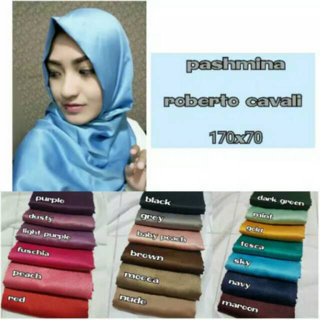 Pashmina Satin Roberto Cavalli umama