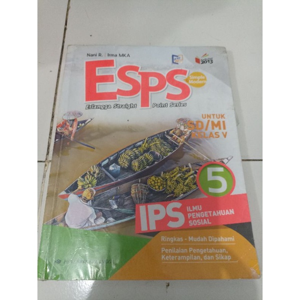 jual buku bekas ESPS IPS kelas 5sd