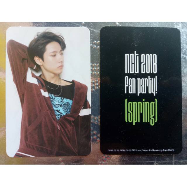 NCT 2018 FANPARTY PHOTOCARD | PC FANPARTY RENJUN & RENJUN EMPATHY DREAM VER