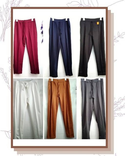 𝔂𝓾𝓶𝓪 Luna pencil Cubit/Doty pant_Crepe_ukuran setandar BB 40kg - 55kg ( 1kg - 5pcs )