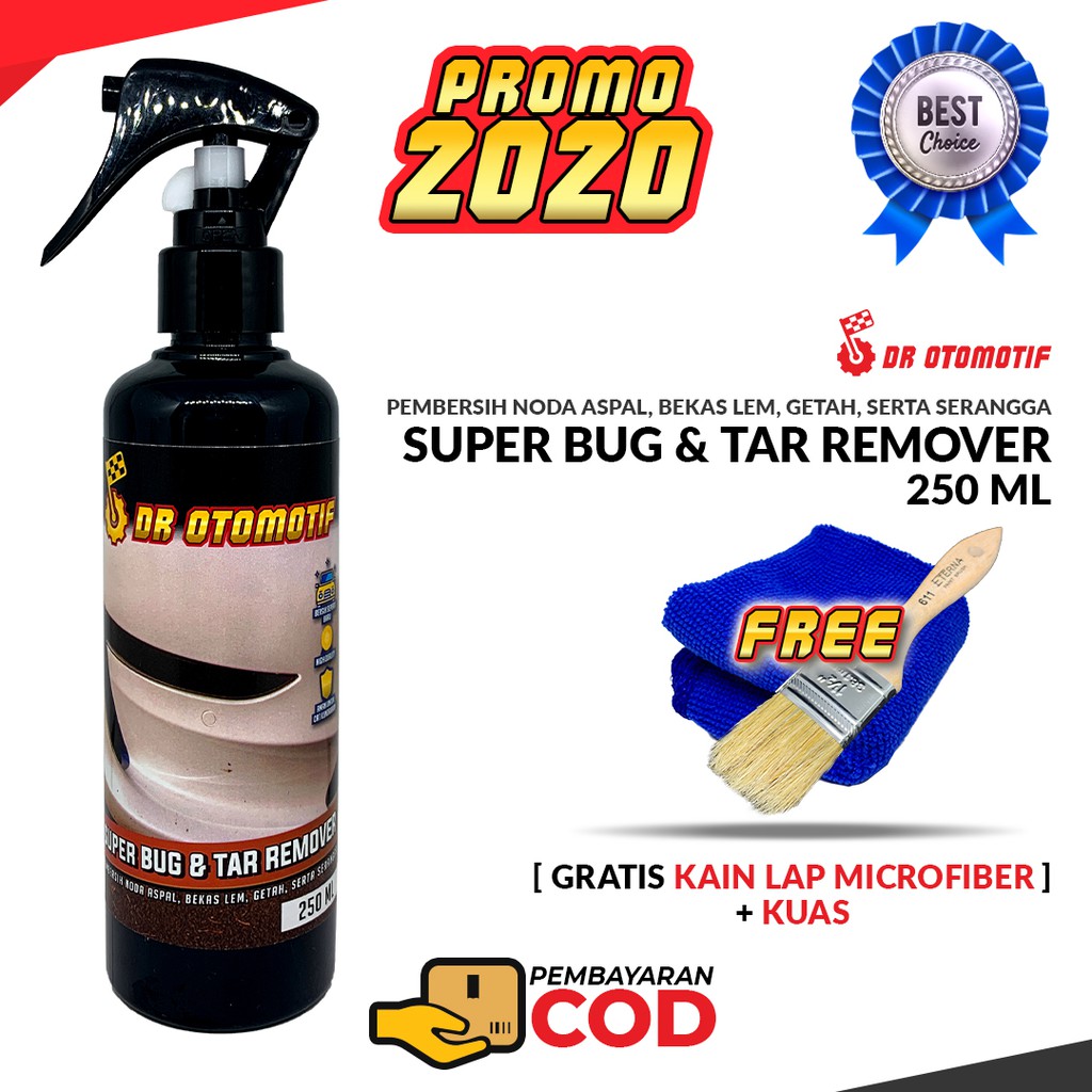 DR SUPER BUG &amp; TAR REMOVER Pembersih Noda Aspal/Bekas Serangga Terlaris