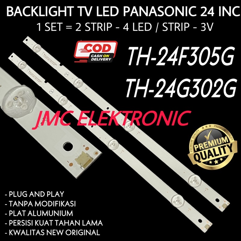 Backlight Tv Led Panasonic 24 Inch Th24f305g Th24g302g Th-24f305g Th-24g302g 24f305 24g302 g Lampu led Tv panasonic 24in 4k 3v 24f 24g