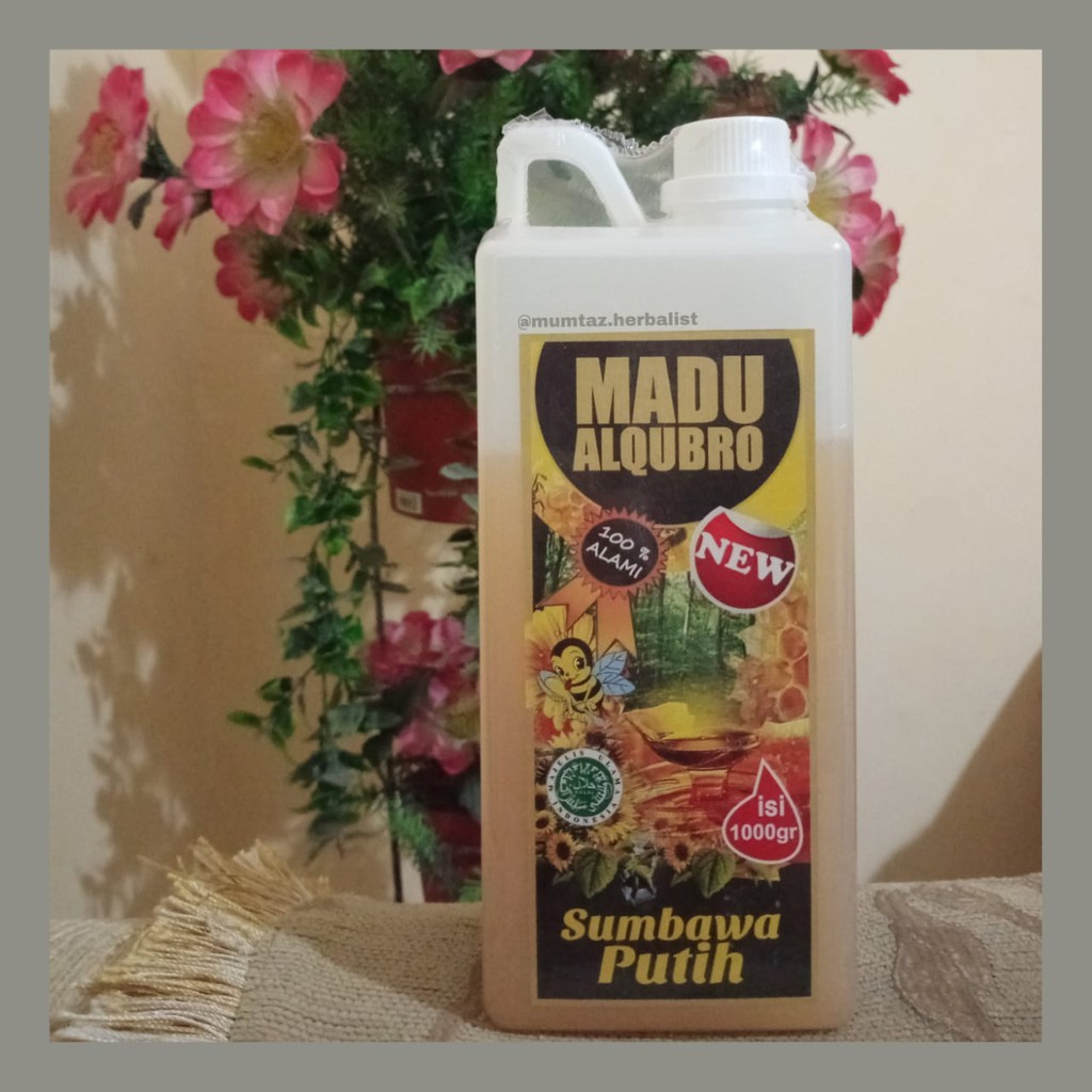 

Madu Sumbawa Putih Asli Alqubro 1000gr 1kg