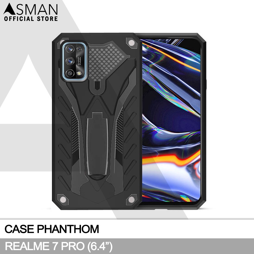 Hardcase Phantom Realme 7 Pro | Transformer Kick Stand