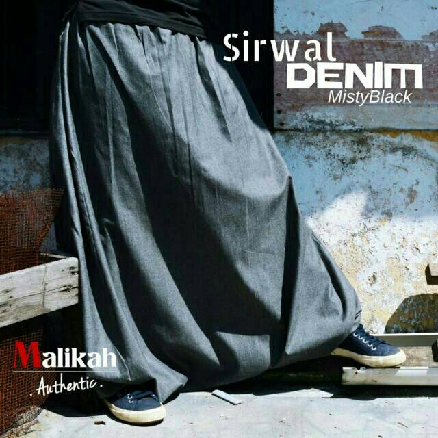 Best seller rok sirwal wanita | sirwal akhwat denim | celana akhwat