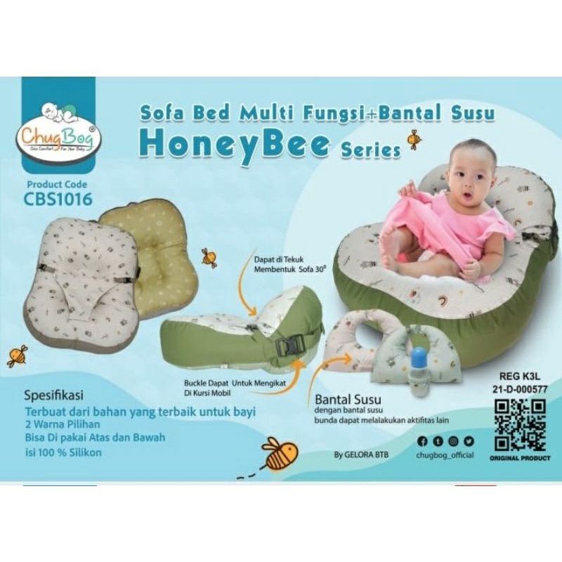 ChugBog Sofa Bayi HoneyBee/Sofa bayi