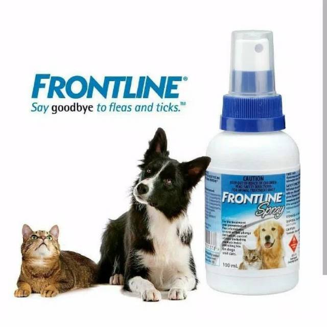 Frontline spray. Obat kutu anjing kucing flea tick dog cat