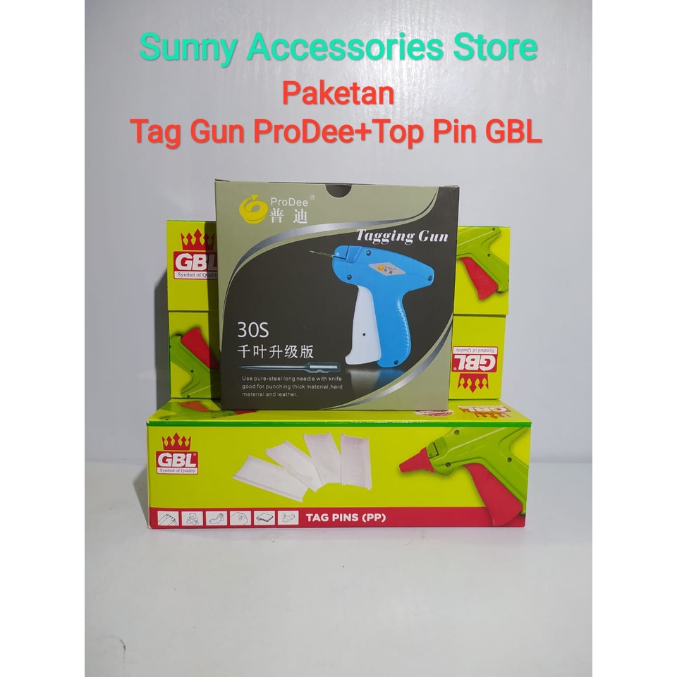 

Paketan Tag Gun ProDee & Top Pin GBL 5000 Pcs Premium Product