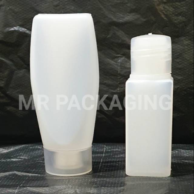 Botol 30ml MURAH &amp; TEBAL | 30 ml + tutup putar ulir | pengganti fliptop wadah sabun shampo hotel gel