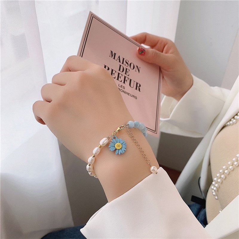 Gaya Korea Dongdaemun yang sama produk elegan little daisy bunga gelang wanita in Dingin gaya gelang