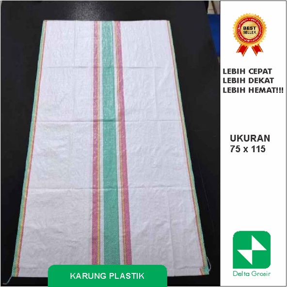 Karung Beras Besar 75x115 Putih Bisa COD