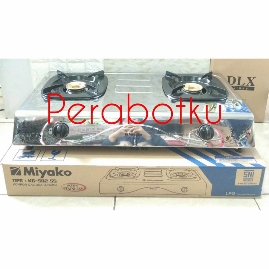 Kompor Miyako 2 Tungku KG-502SS / Kompor Gas 2 Tungku