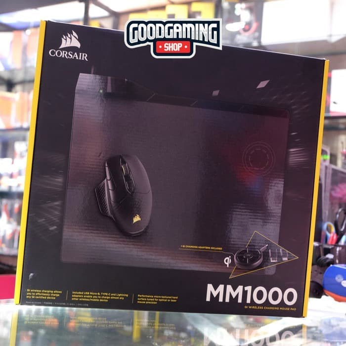 CORSAIR MOUSEPAD MM1000 Qi® Wireless Charging Mouse Pad