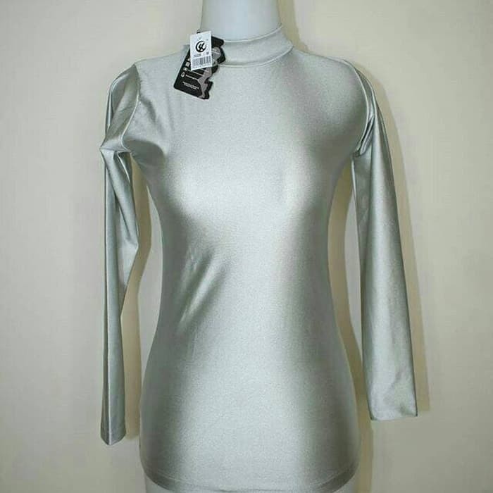  Baju  Manset Gliter Kerah  Tinggi  Turtle Shopee Indonesia