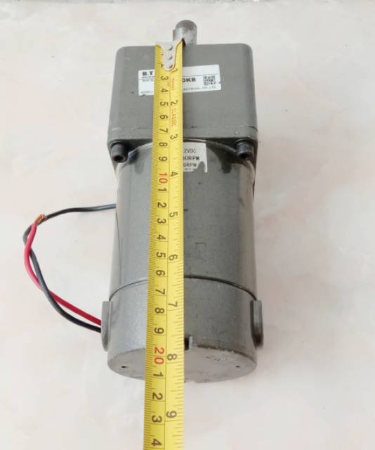 Dc motor gearbok 12v 2300rpm